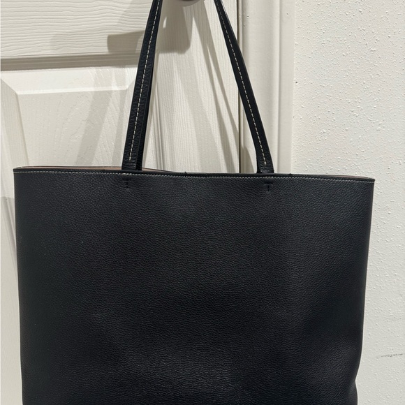 Tory Burch Perforated Leather Logo Tote Bag - Picture 6 of 17